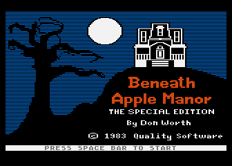 Beneath Apple Manor - The Special Edition — sstitle (WOR)