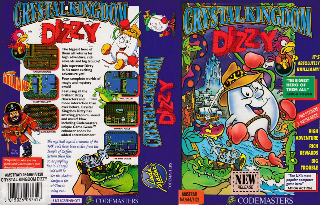 Crystal Kingdom Dizzy — box-texture (EU)