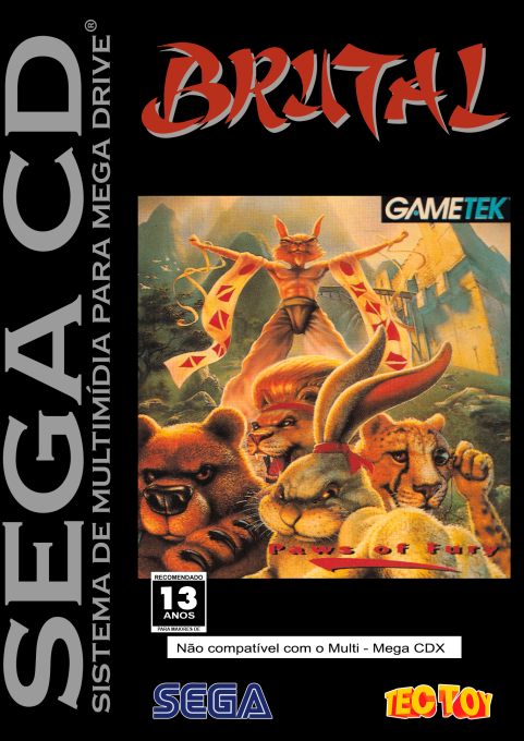 Brutal - Paws of Fury — box-2D (BR)