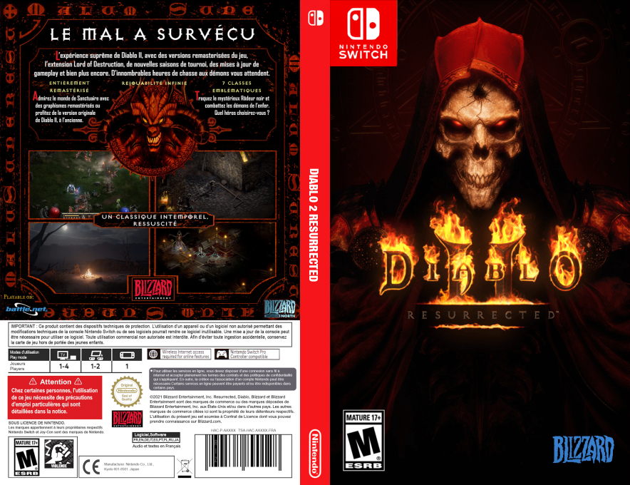 Diablo II : Resurrected — box-texture (US)