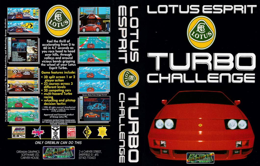 Lotus Esprit Turbo Challenge — box-texture (EU)