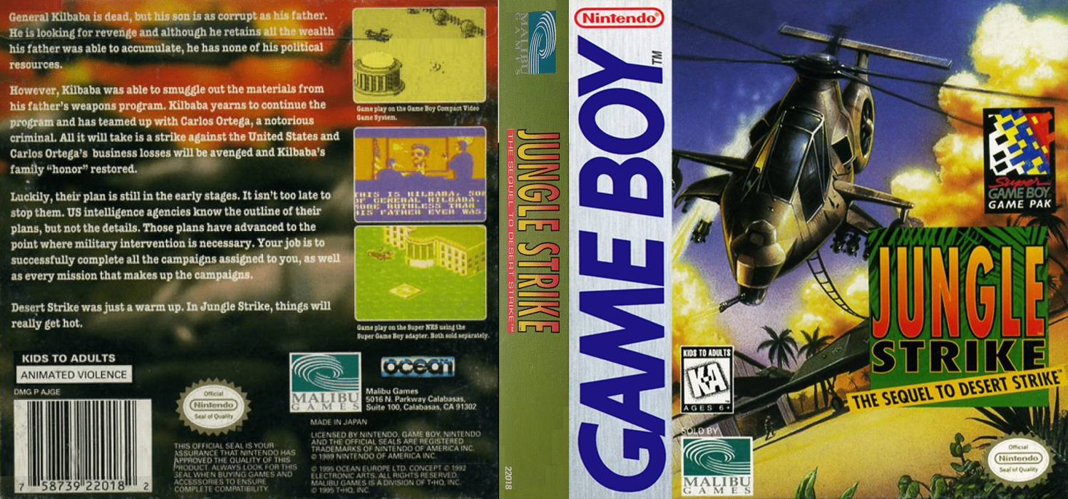 Jungle Strike — box-texture (US)