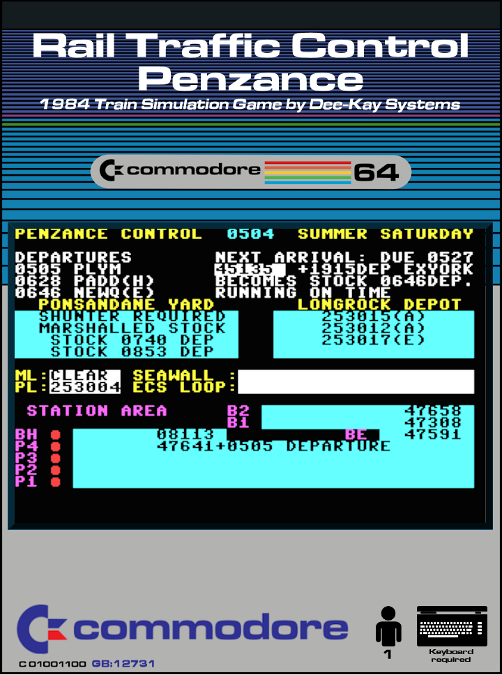 Rail Traffic Control : Penzance box art