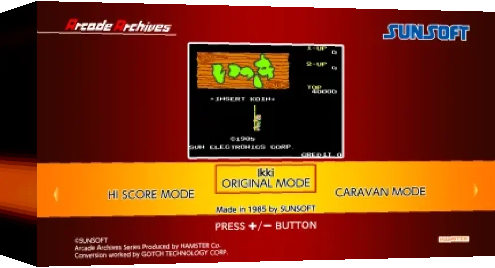 Arcade Archives Ikki — box-3D (WOR)