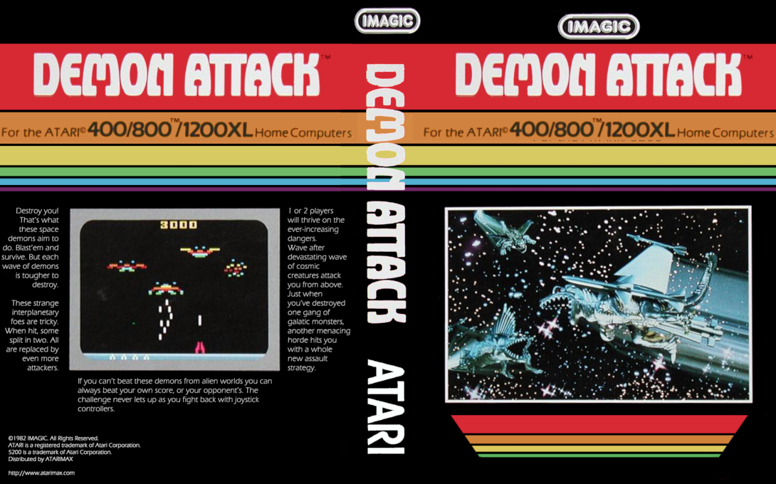 Demon Attack — box-texture (US)