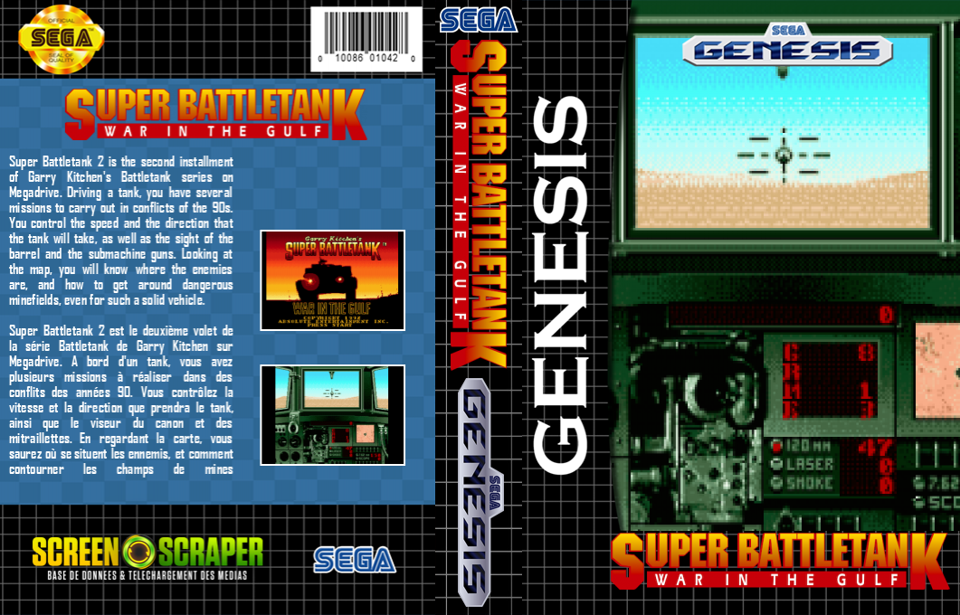 Garry Kitchen's Super Battletank - War In The Gulf — box-texture (SS)