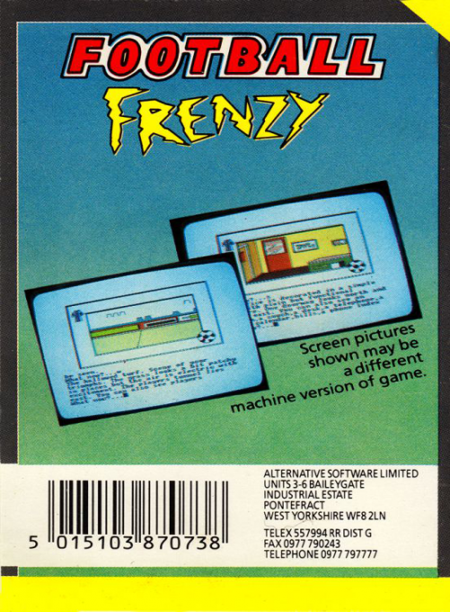Football Frenzy — box-2D-back (EU)