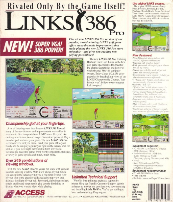 Links 386 Pro — box-2D-back (US)