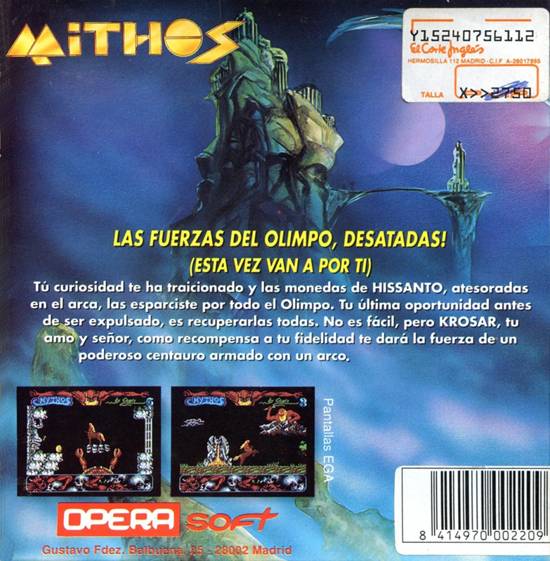 Mythos — box-2D-back (SP)
