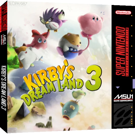 Kirby's Dream Land 3 — box-3D (US)
