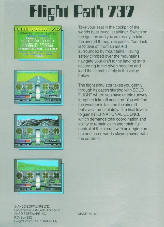 Flight Path 737 — box-2D-back (WOR)