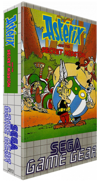 Asterix and the Secret Mission — box-3D (EU)