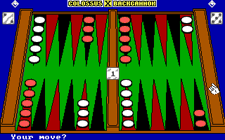 Colossus X Backgammon — ss (WOR)