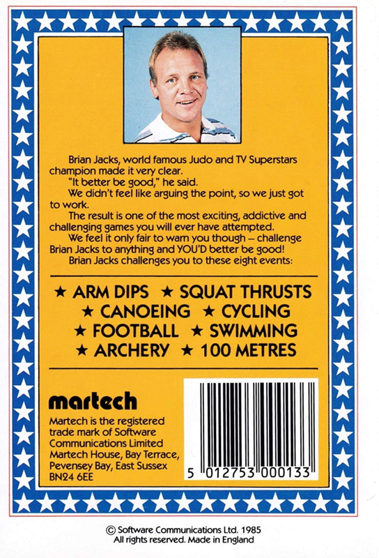 Brian Jacks Superstar Challenge — box-2D-back (EU)