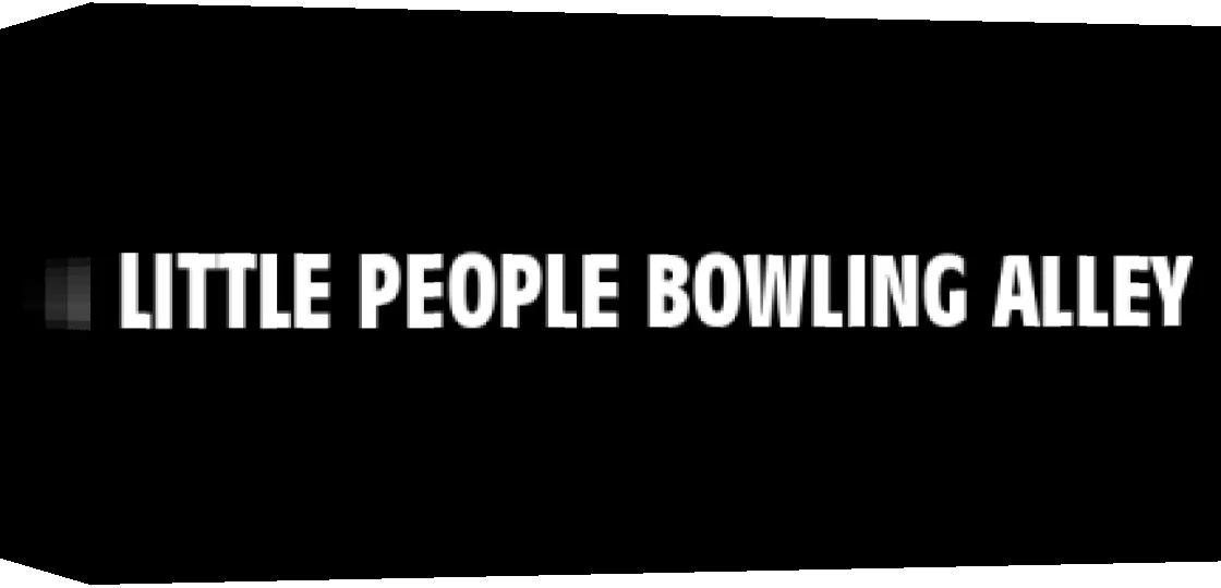 Little People Bowling Alley — box-3D (WOR)