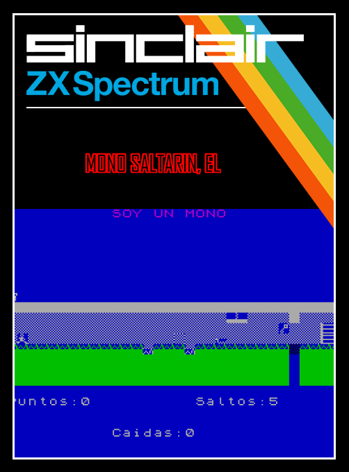 Mono Saltarin, El box art
