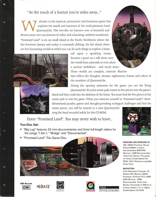 Queensrÿche's Promised Land — box-2D-back (WOR)