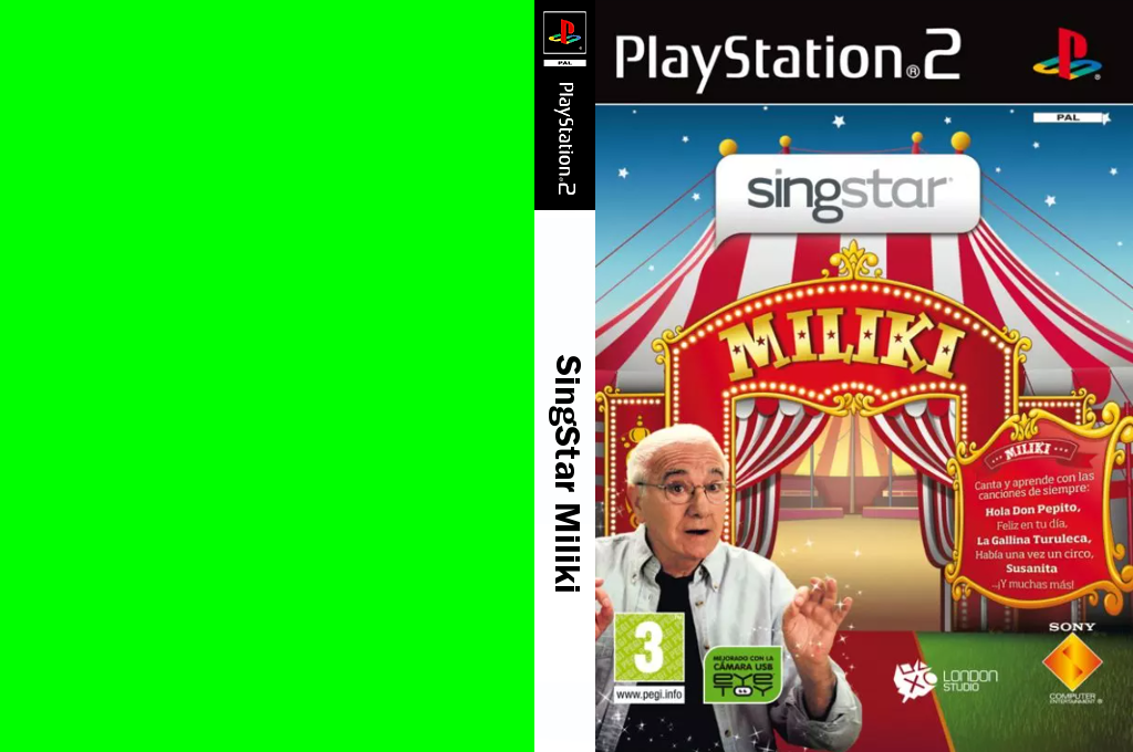 SingStar Miliki — box-texture (SP)