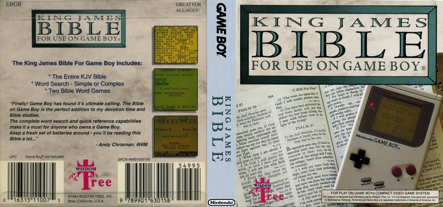 ZZZ(notgame):King James Bible — box-texture (US)
