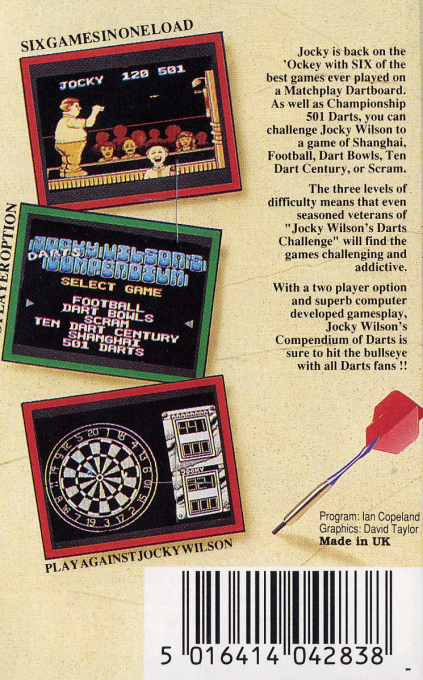 Jocky Wilson's Compendium of Darts — box-2D-back (EU)