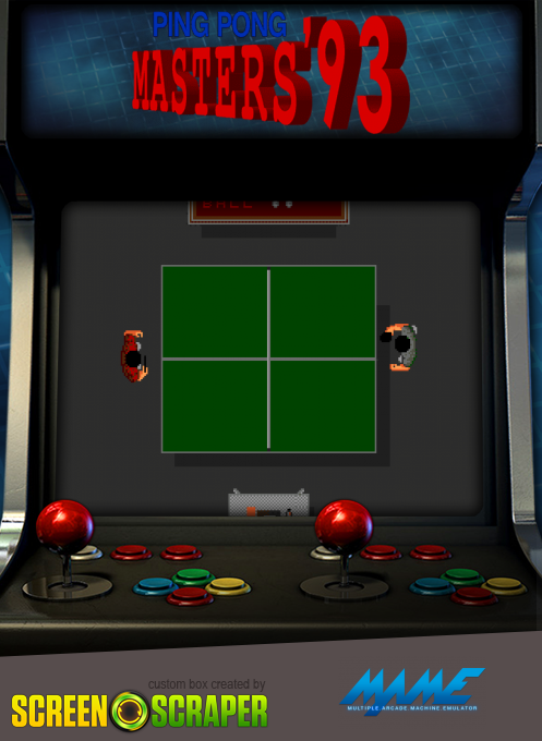 Ping Pong Masters '93 box art
