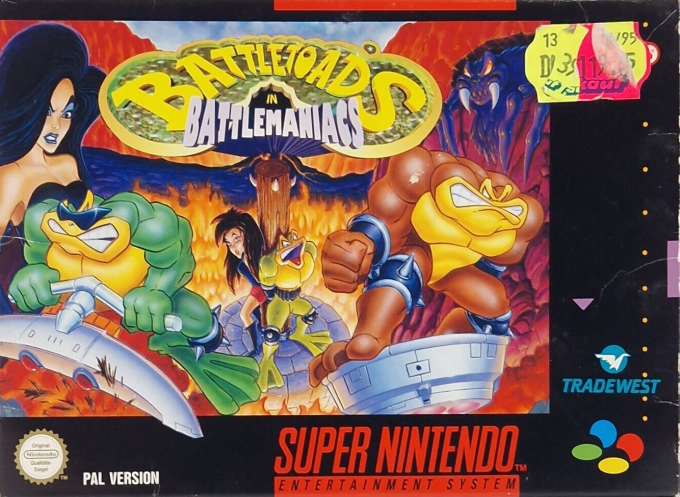 Battletoads In Battlemaniacs — box-2D (DE)