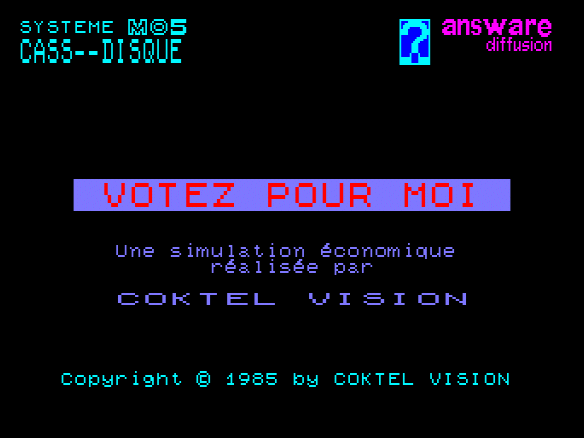 Votez Pour Moi — sstitle (WOR)