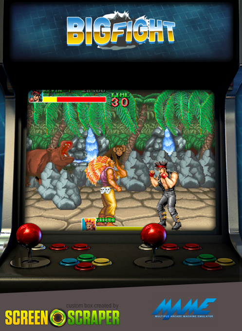 Big Fight - Big Trouble In The Atlantic Ocean — box-2D (SS)