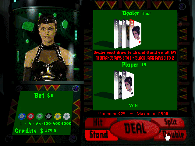 Virtual Vegas: Turbo Blackjack — ss (WOR)