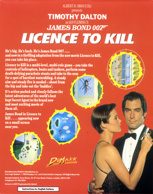 Licence To Kill — box-2D-back (EU)