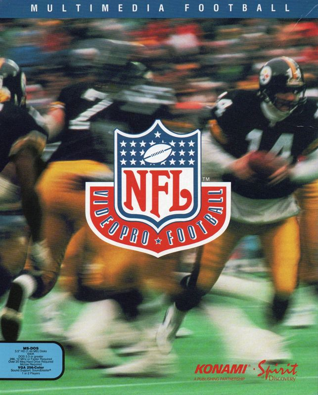 NFL Video Pro Football box art
