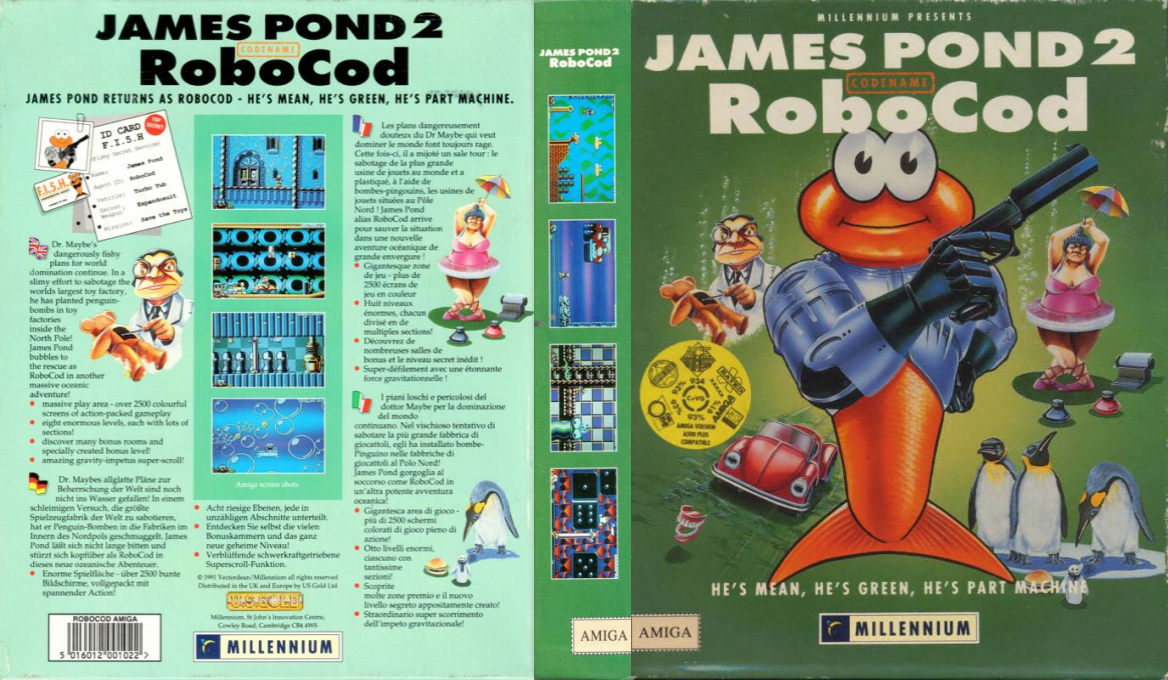 James Pond II - Codename RoboCod — box-texture (EU)