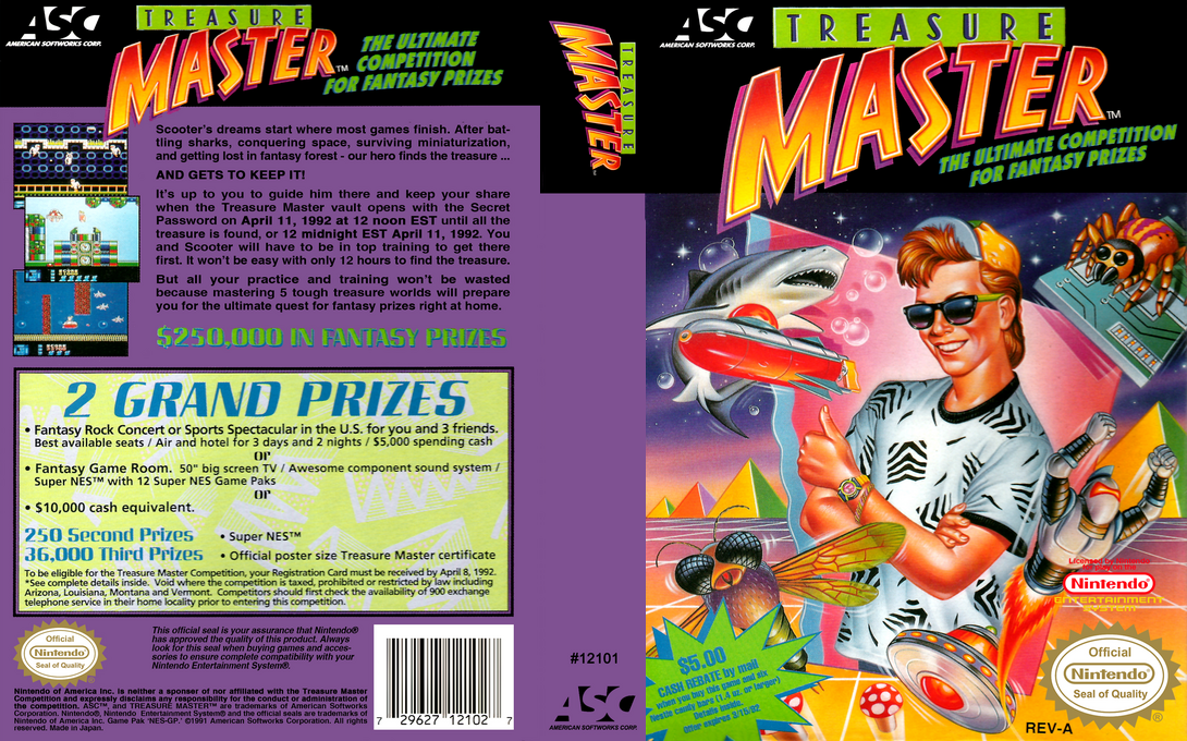 Treasure Master — box-texture (US)