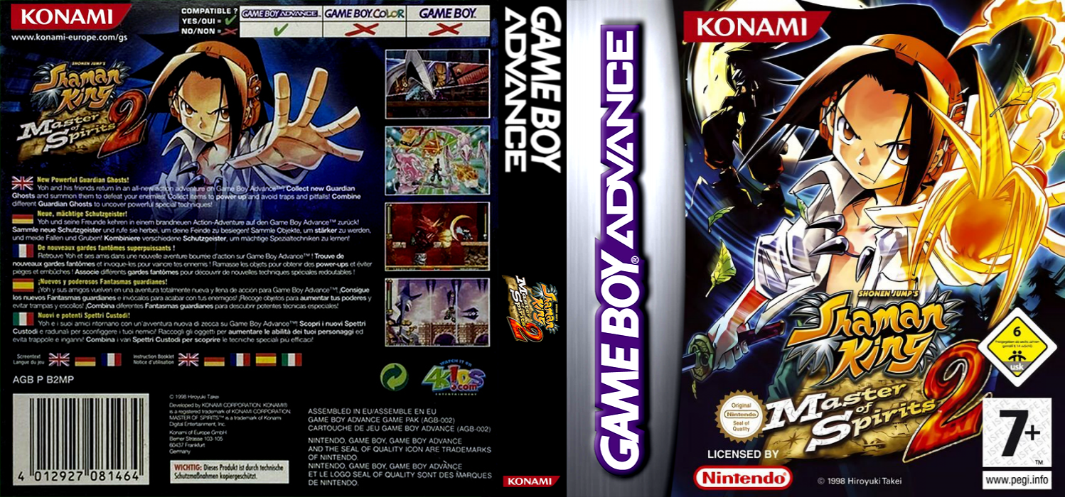Shaman King - Master Of Spirits 2 — box-texture (EU)