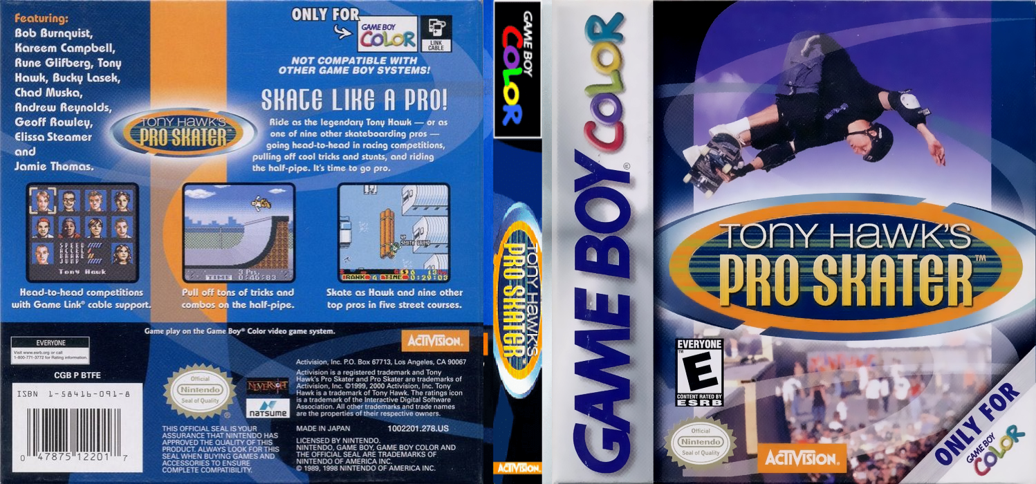 Tony Hawk's Pro Skater — box-texture (US)
