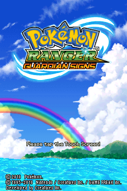 Pokemon Ranger - Guardian Signs — sstitle (US)