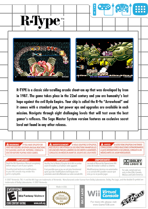 R-type — box-2D-back (US)