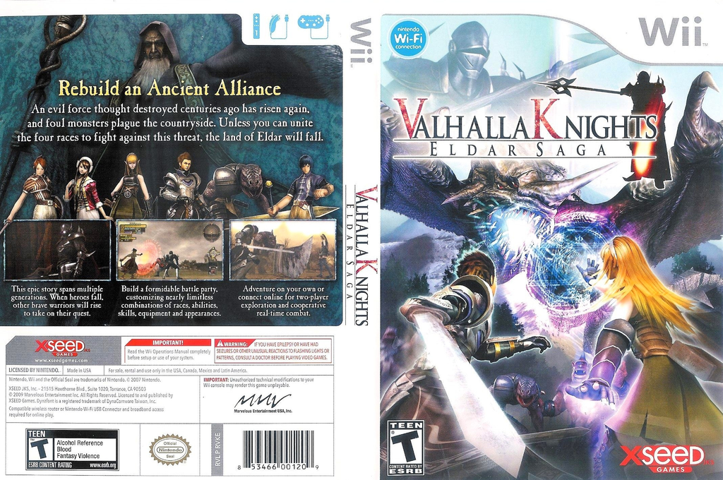 Valhalla Knights - Eldar Saga — box-texture (US)