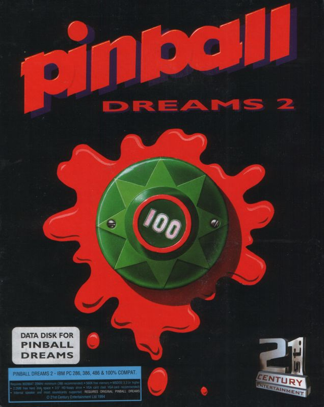 Pinball Dreams 2 box art