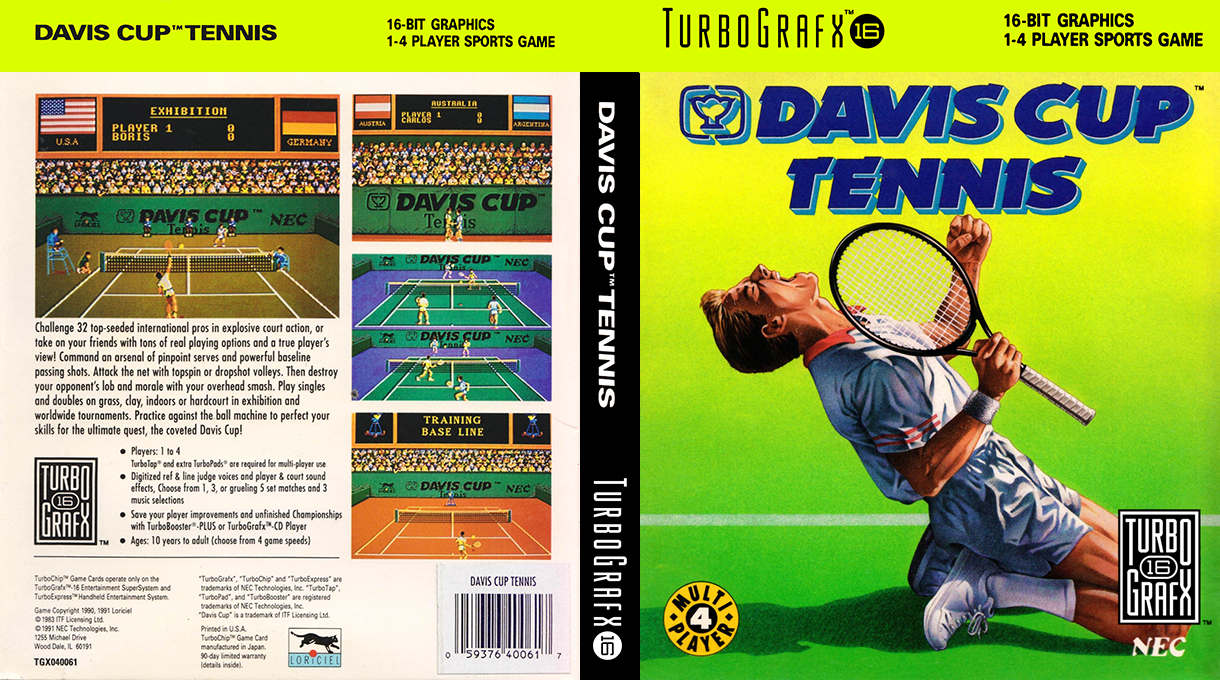 Davis Cup Tennis — box-texture (US)