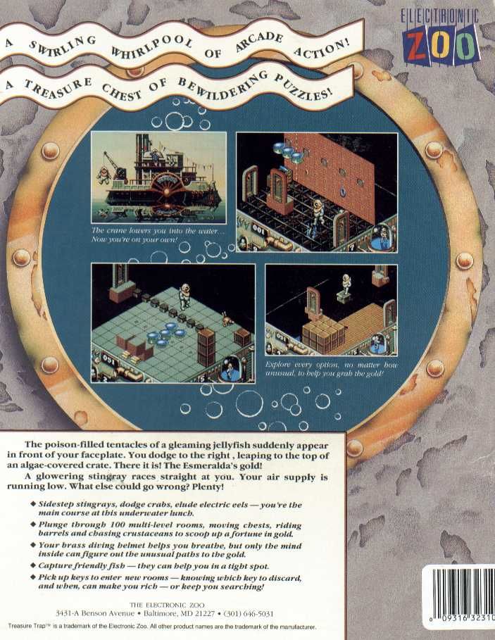 Treasure Trap — box-2D-back (US)