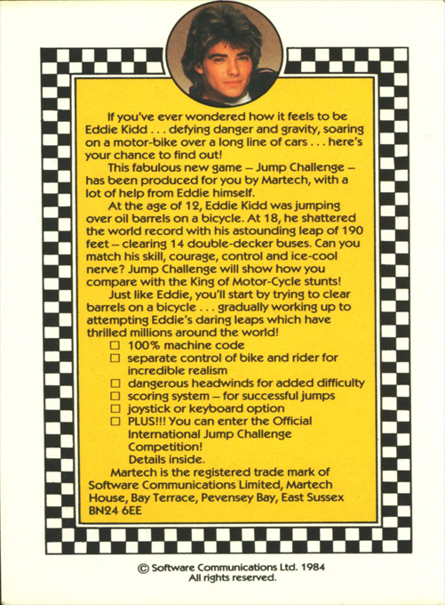 The Official Eddie Kidd Jump Challenge — box-2D-back (UK)