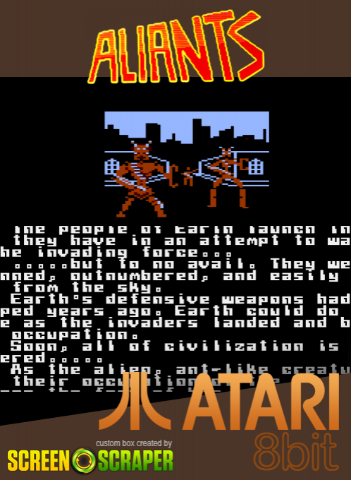Aliants - The Desperate Battle For Earth — box-2D (SS)