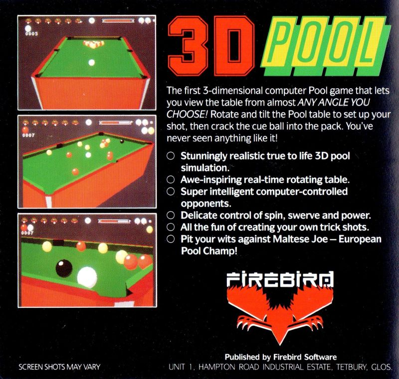 3d Pool — box-2D-back (EU)