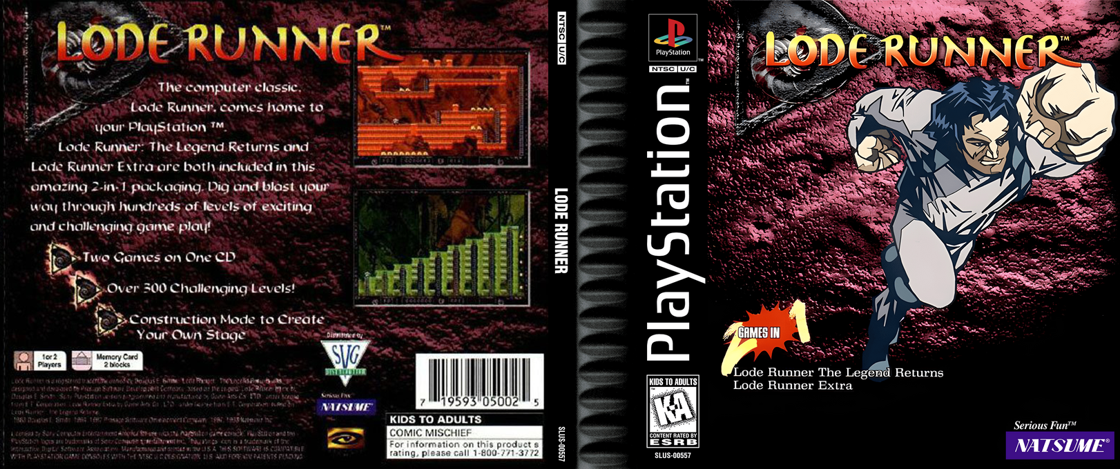 Lode Runner — box-texture (US)