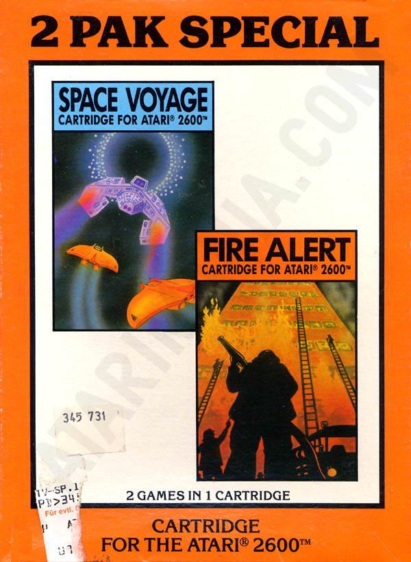 2 Pak Special - Space Voyage - Fire Alert box art