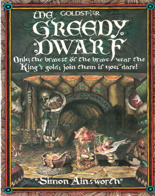 Greedy Dwarf, The box art