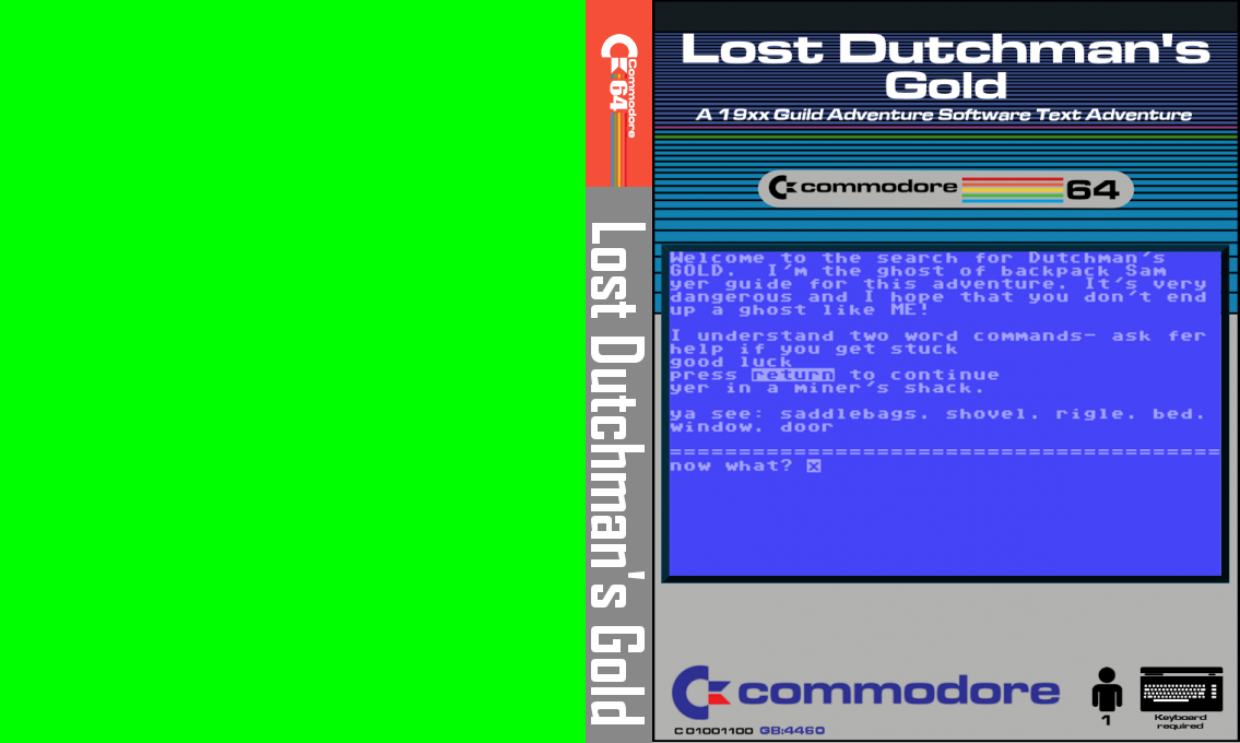 Lost Dutchman's Gold — box-texture (CUS)