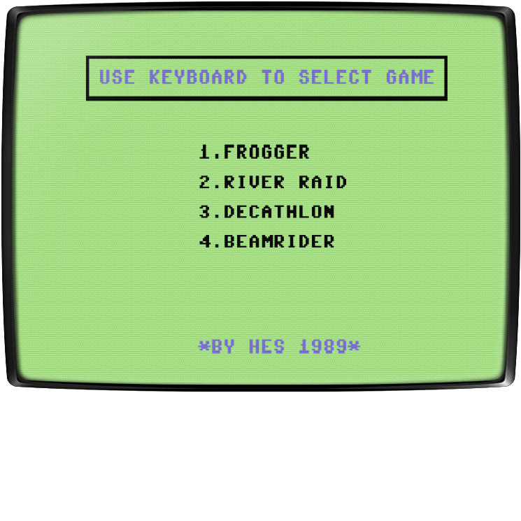 Frogger + River Raid + Decathlon + Beamrider — mixrbv2 (EU)