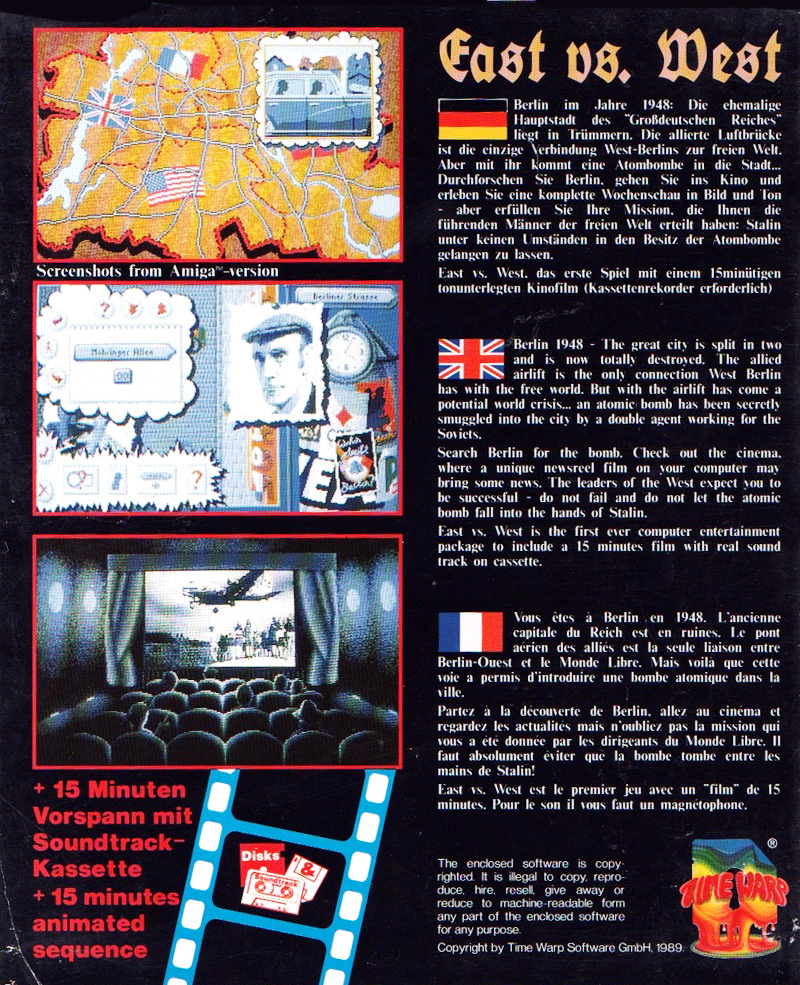 East vs. West Berlin 1948 — box-2D-back (EU)